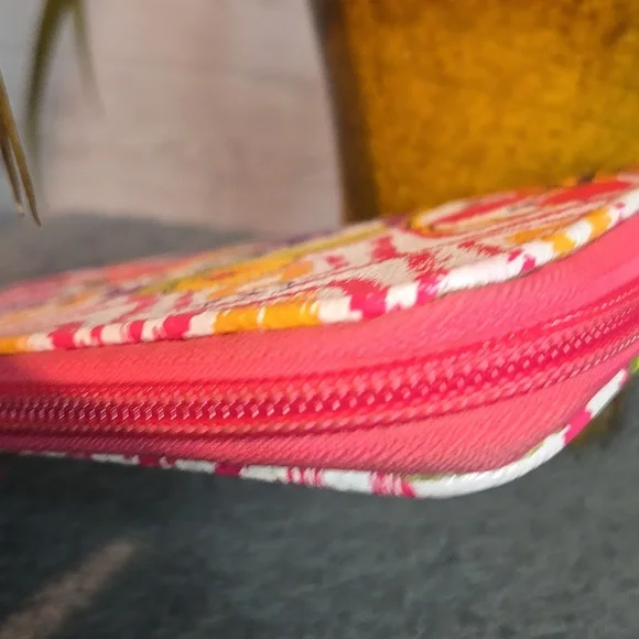 Vera Bradley Pink and Yellow Floral Wallet - Picture 4 of 10